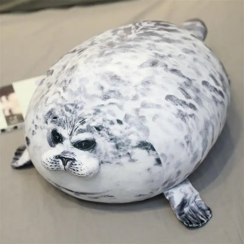 Realistische Grijze Zeehond Knuffel 30 tot 80 cm