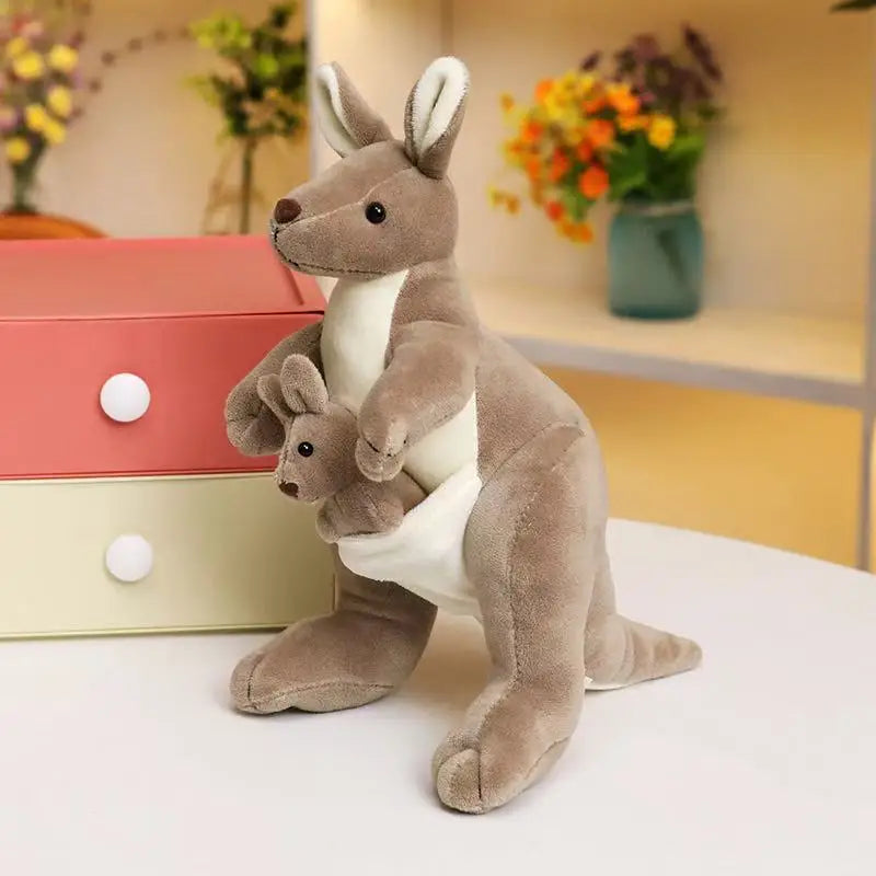 Kangoeroe Knuffel Moeder met Baby