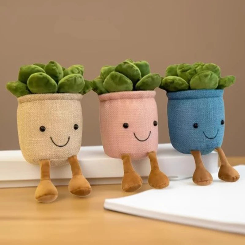 Vetplant Knuffel in Potje