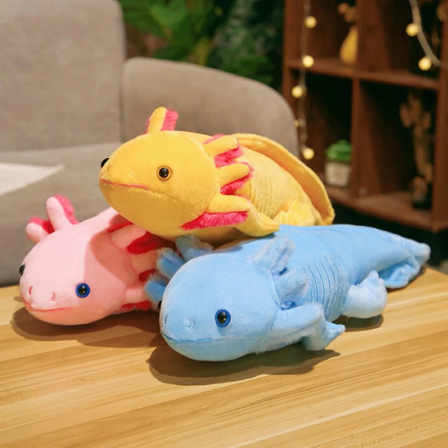 Lange Axolotl Knuffel 45 cm