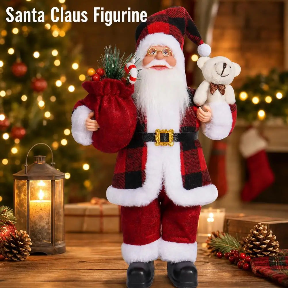 Kerstman Knuffel 30 cm
