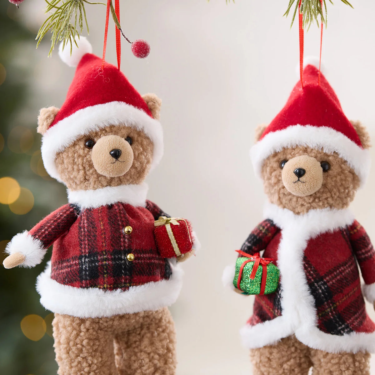 Kerst Teddybeer Hanger
