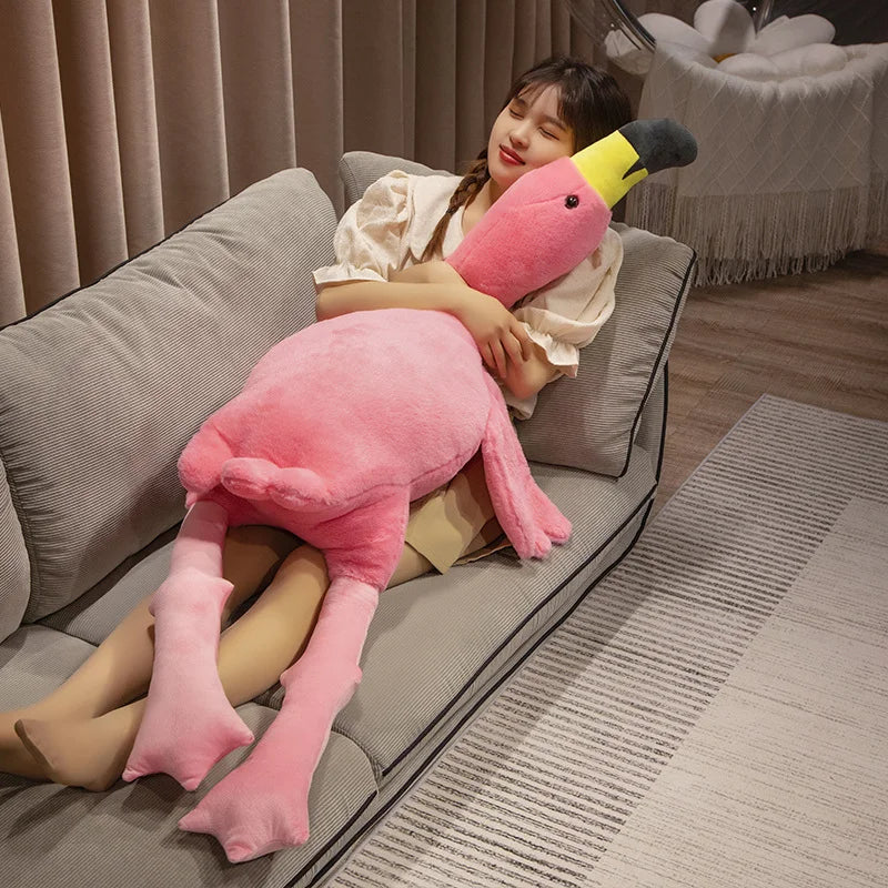 Flamingo Knuffel XXL 70 tot 180 cm