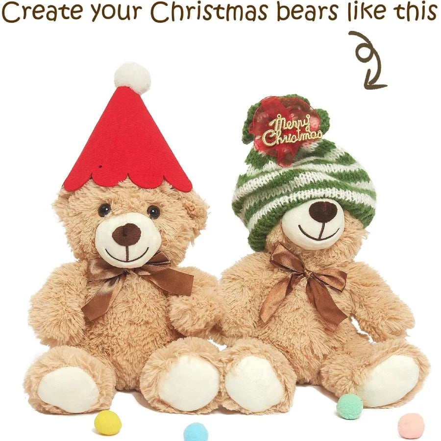 Set van 5 Teddyberen 35 cm