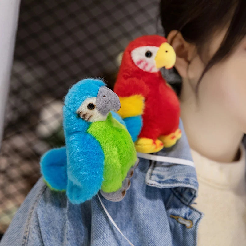 Magnetische Papegaai Knuffel 12 cm
