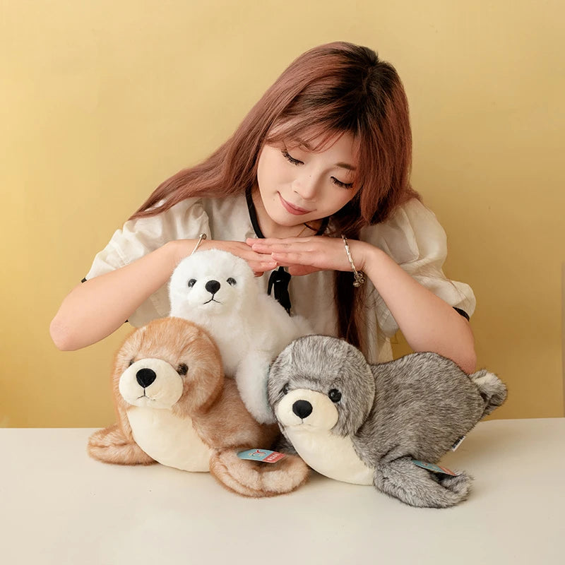 Realistische Zeehond Knuffel 30 en 37 cm