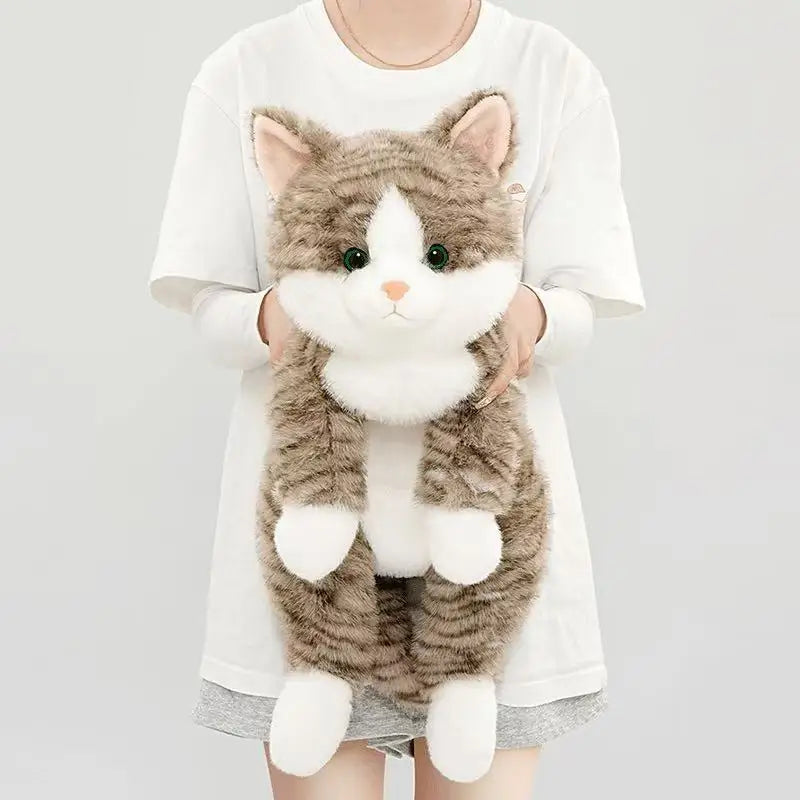 Liggende Kat Knuffel 30 cm