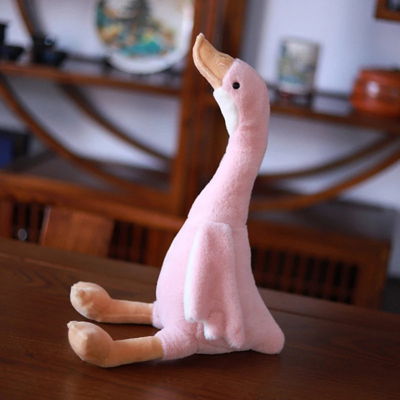 Gans Knuffel met Lange Nek 30 cm | Zachte Pluche Gans