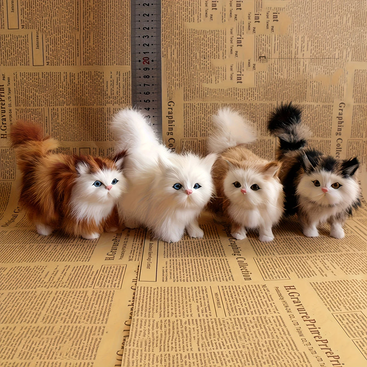 Realistische Kitten Knuffel