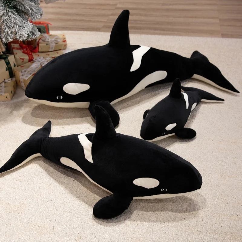 Orka Walvis Knuffelkussen 50 en 70 cm