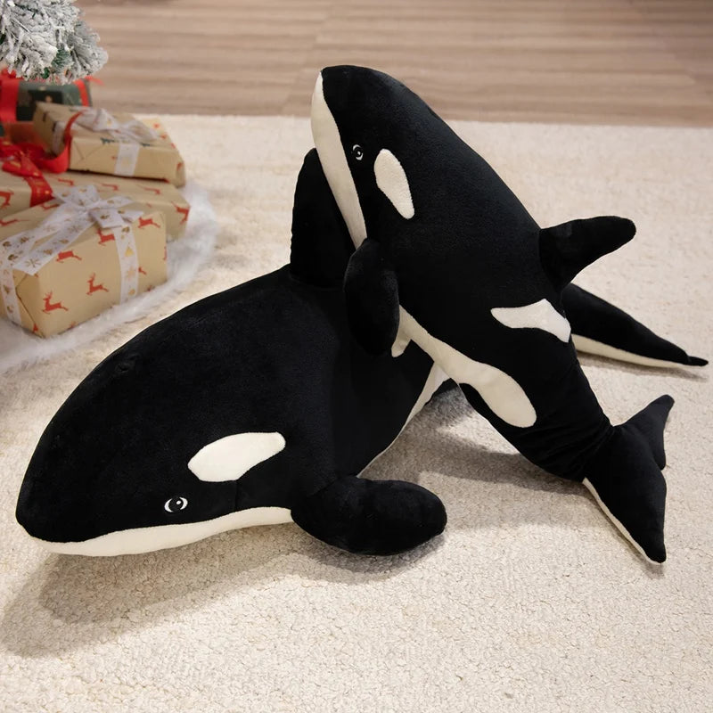 Orka Walvis Knuffelkussen 50 en 70 cm