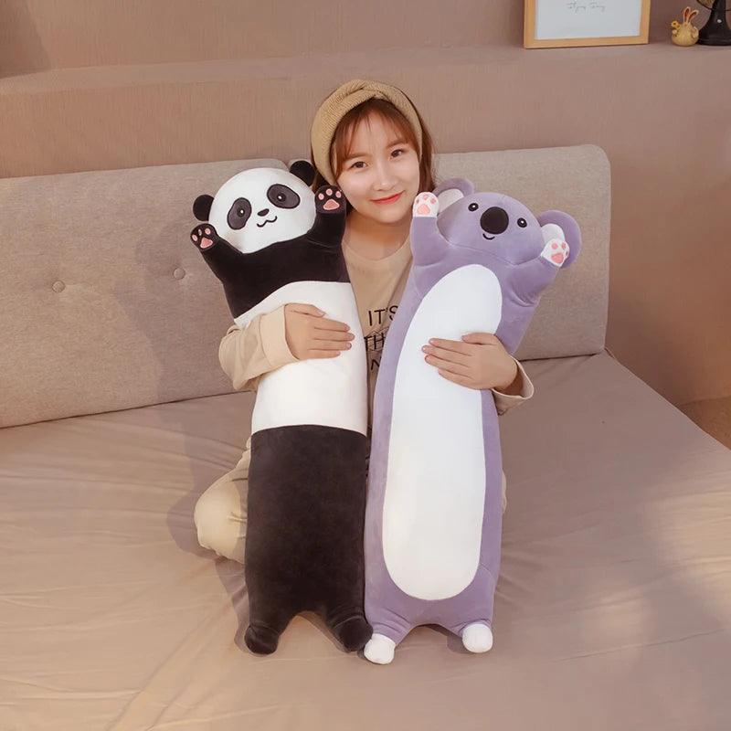 Panda en Koala Knuffelkussen XXL 50 tot 130 cm