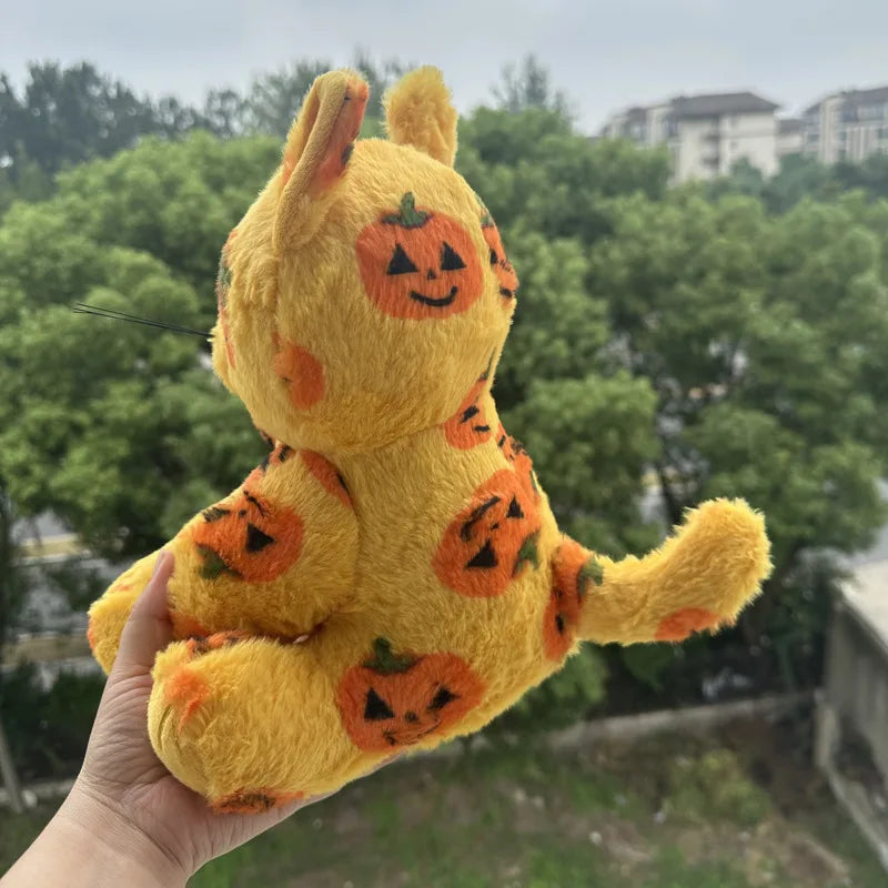 Halloween Pompoen Kat Knuffel 25 cm