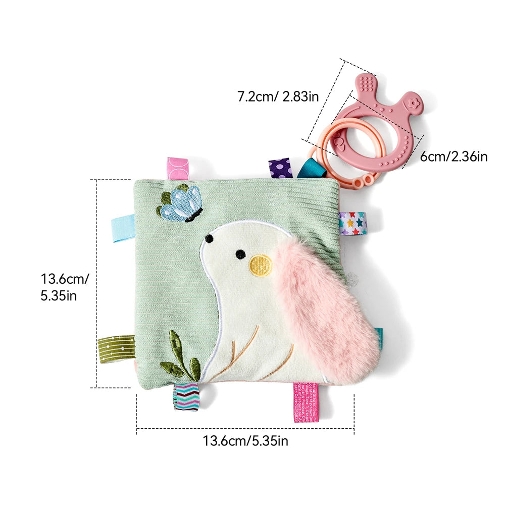 Knuffeldoekje en Babyboekje | Beer, Konijn, Olifant met Rammelaar