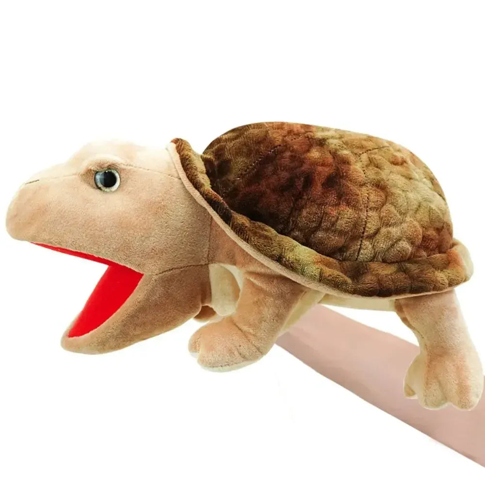 Reptiel Handpop | Schildpad, Kikker, Krokodil, Hagedis of Slang
