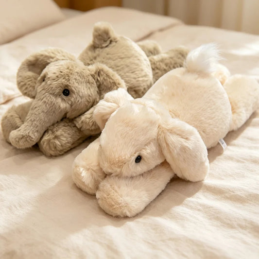 Liggende Olifant Knuffel 35 cm