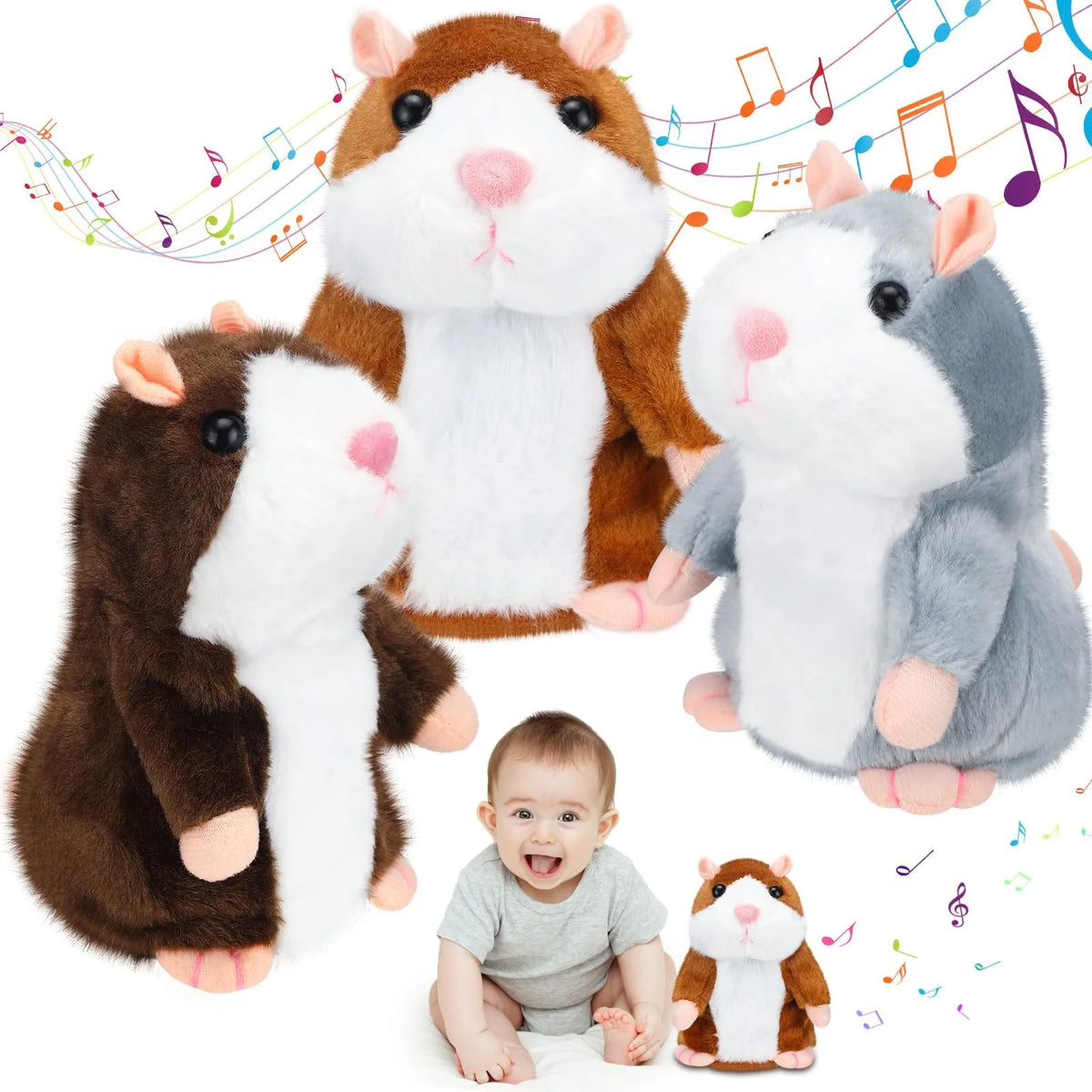 Pratende Hamster Knuffel