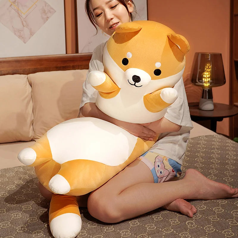 Lange Shiba Inu Knuffel 90 tot 130 cm