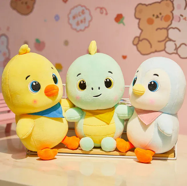 Geel Eendje Knuffel | Klein Kawaii Eendje in 3 Modellen De Knuffel