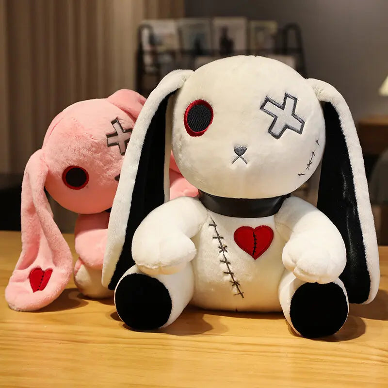 Gothic Konijn Knuffel 25 cm