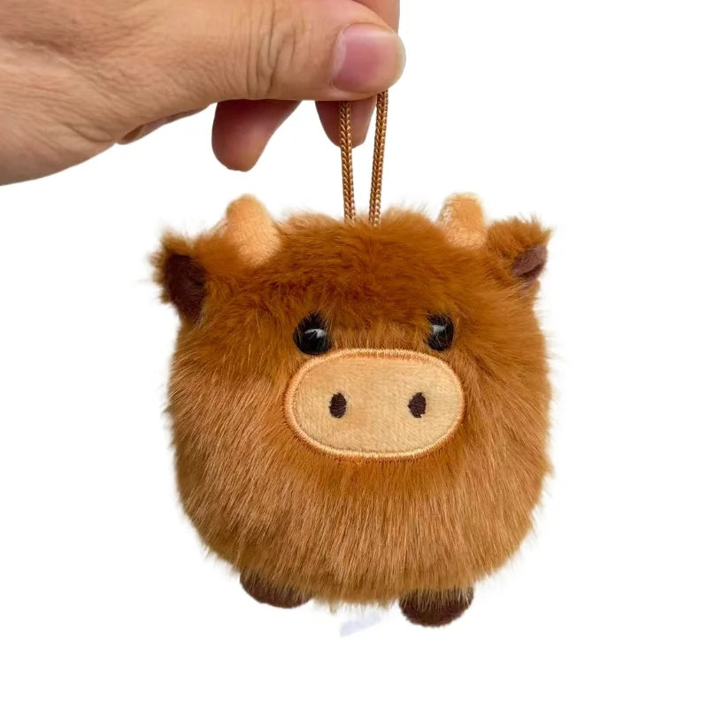 Hooglander Koe Sleutelhanger | Los of als Set
