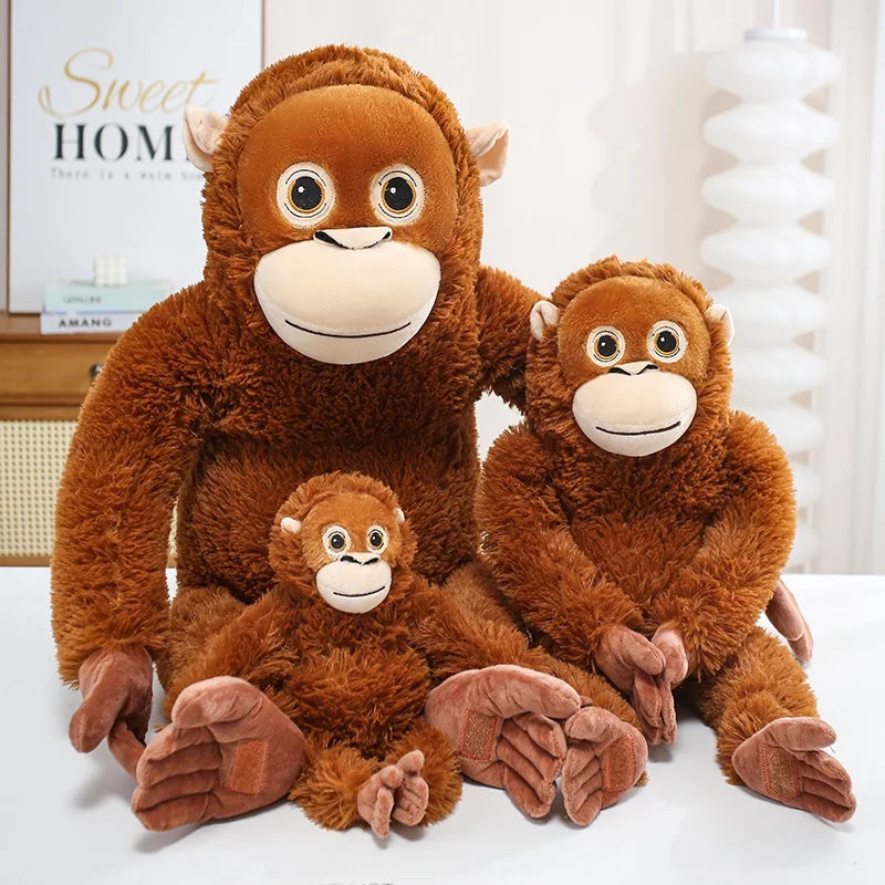 Realistische Orang-oetan Knuffel XXL 90 cm