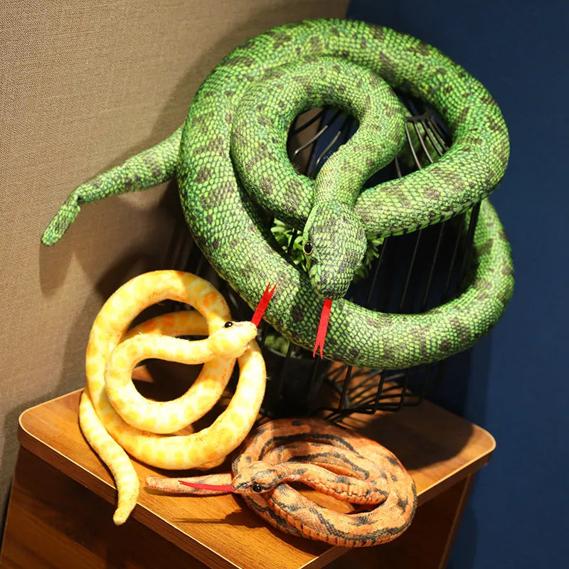 Pluche Python Slang 110 tot 300 cm