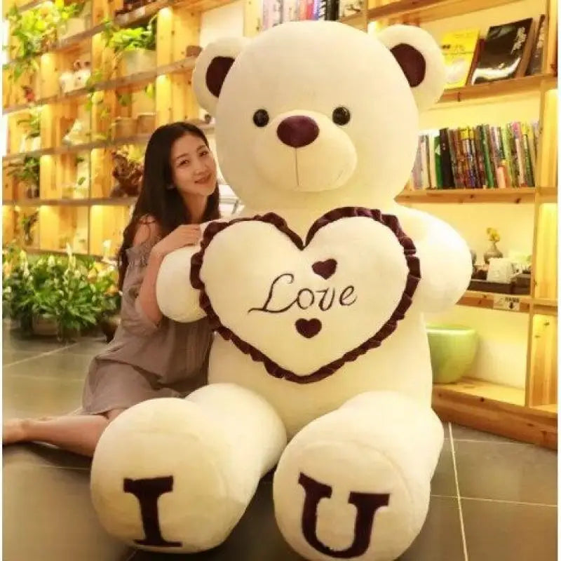 Grote Teddybeer met Hartje I Love You