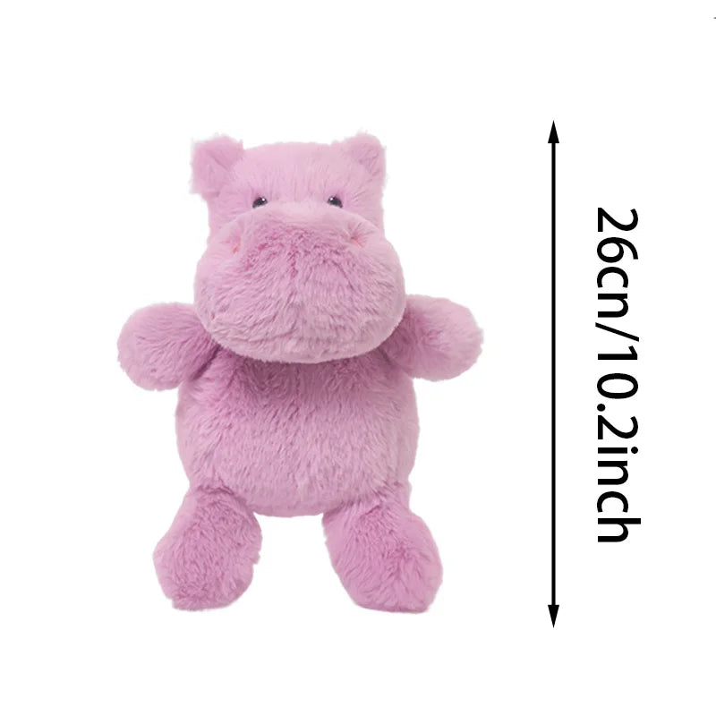 Paarse Nijlpaard Knuffel 26 cm