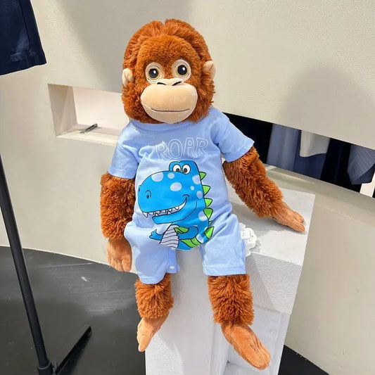 Aap Knuffel 60 cm met Kleertjes