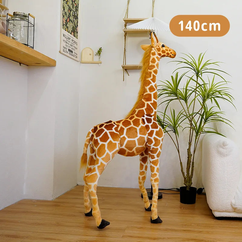 Realistische Giraf Knuffel XXL 35 tot 140 cm
