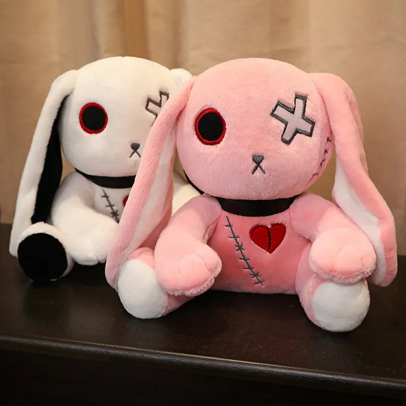 Gothic Konijn Knuffel 25 cm
