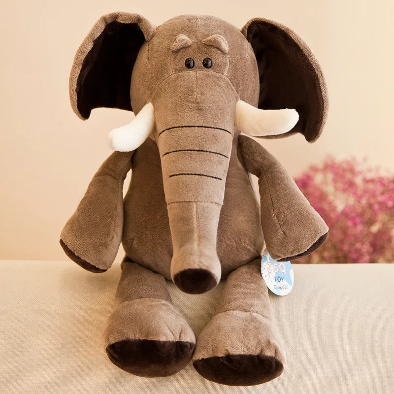 Jungle Dieren Knuffel 25 cm | Leeuw, Olifant, Tijger, Aap en Meer