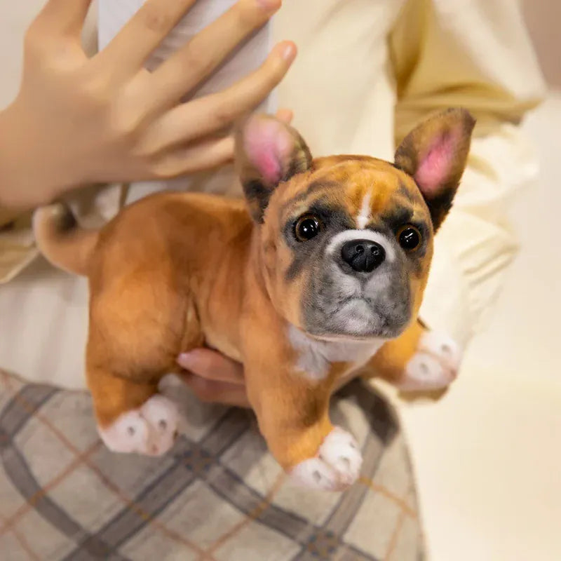 Realistische Mopshond of Bulldog Knuffel 22 cm | 7 Kleuren De Knuffel
