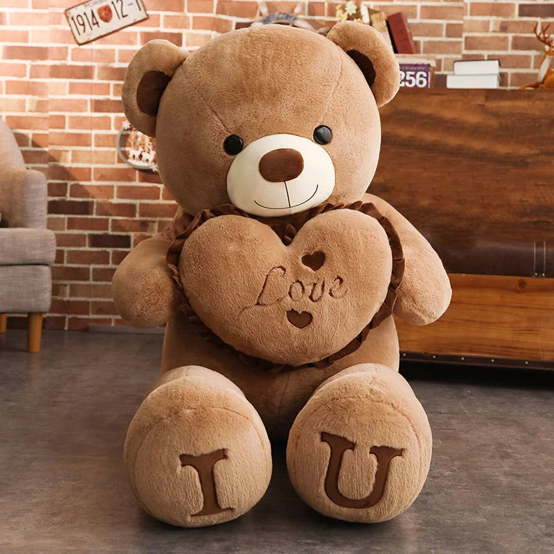 I Love You Teddybeer XXL 80 en 100 cm