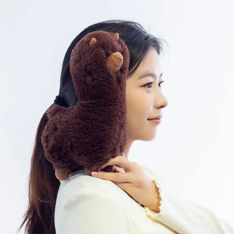 Pluizige Alpaca Knuffel 26 cm