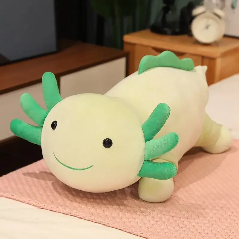 Axolotl Knuffelkussen 30 cm | Pluizig en Kleurrijk