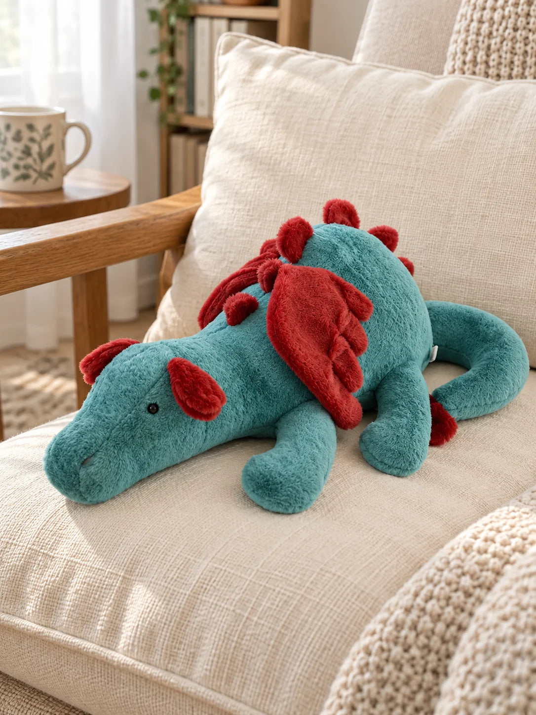 Draak Knuffelkussen 30 cm