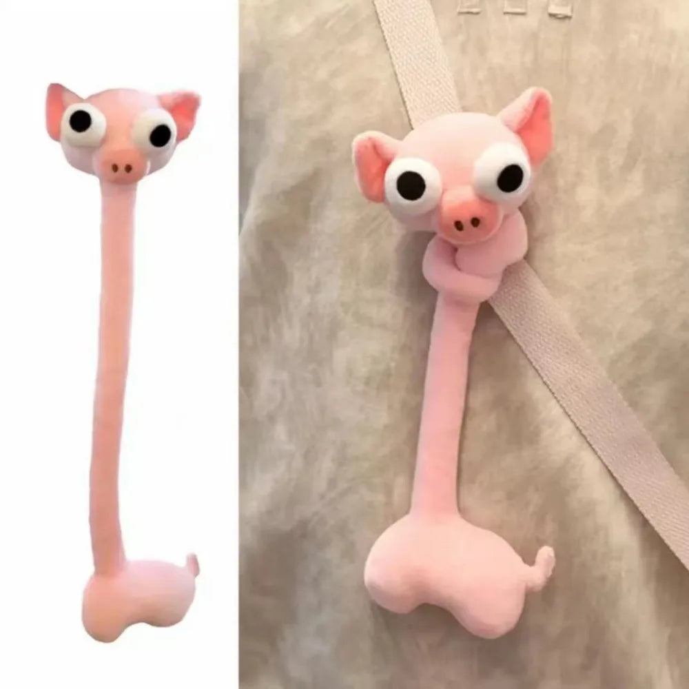Langnek Dieren Knuffel om op te Hangen | Tijger, Kat, Aap en Meer