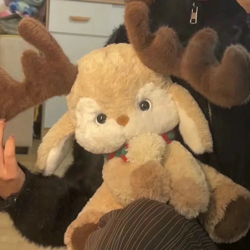 Kerst Hert Knuffelkussen 35 en 40 cm