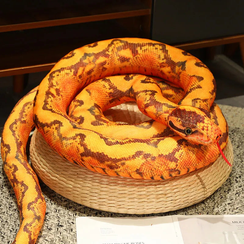 Pluche Python Slang 110 tot 300 cm | Zes Kleuren