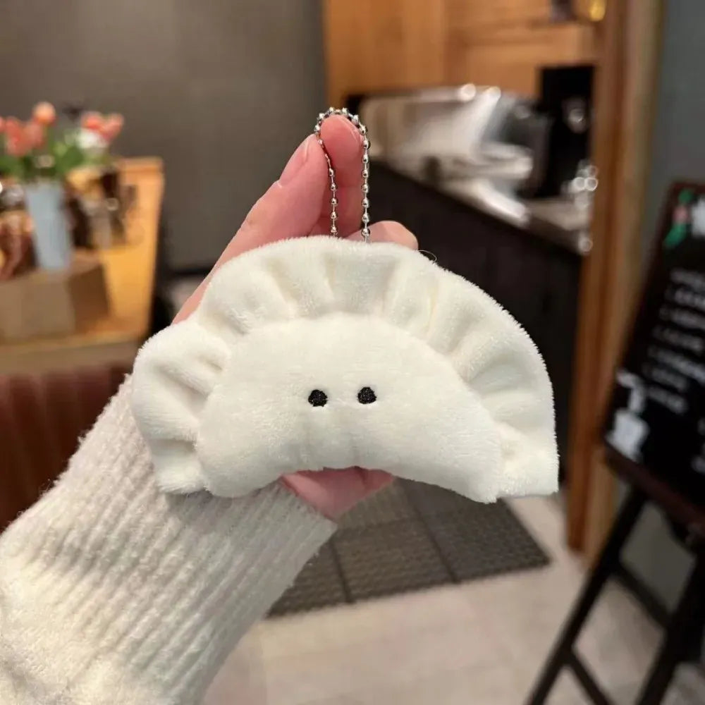 Dumpling Knuffel Sleutelhanger | Grappige Pluche Tashanger De Knuffel 1 stuk
