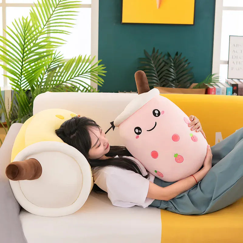 Bubble Tea Knuffel 24 cm | Kawaii Boba Melkthee De Knuffel