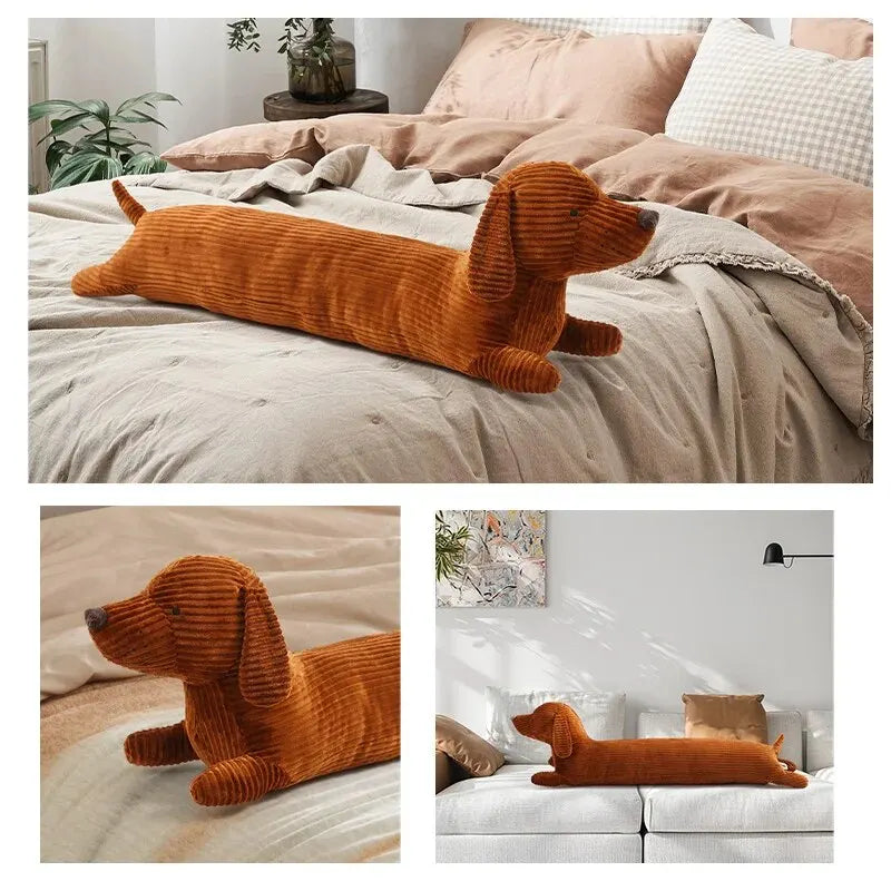 Teckel Hond Knuffelkussen XXL 120 cm