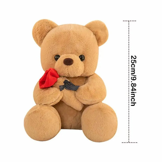 Valentijn Teddybeer met Rozen