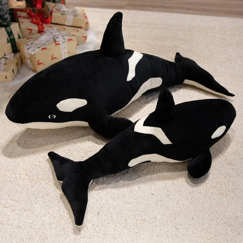 Orka Walvis Knuffelkussen 50 en 70 cm