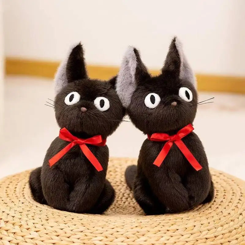 Zwarte Kat Knuffel 25 cm