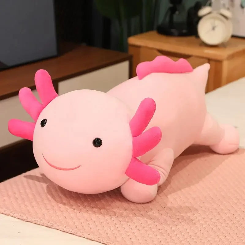 Axolotl Knuffelkussen 30 cm | Pluizig en Kleurrijk