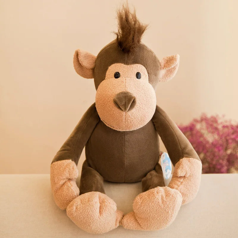 Jungle Dieren Knuffel 25 cm | Leeuw, Olifant, Tijger, Aap en Meer