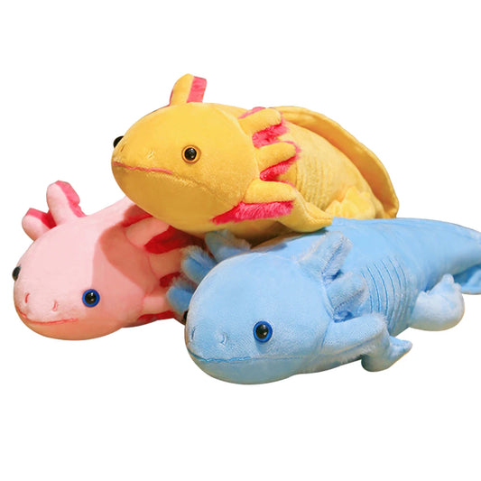 Axolotl Knuffelkussen 45 cm